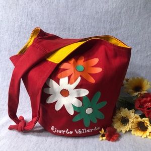 Colorful Floral Puerto Vallarta Bag